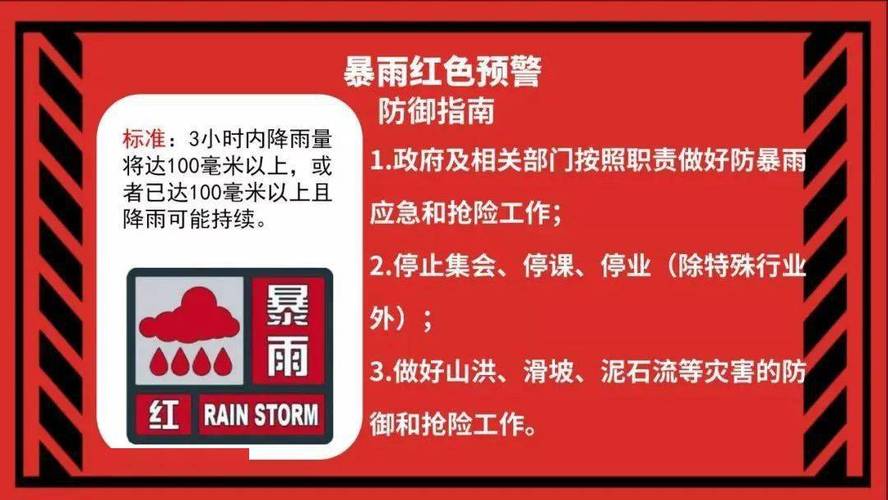 甘肃省古浪县发布暴雨红色预警