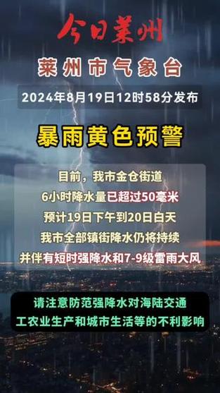 暴雨黄色预警:江苏上海广东海南等地部分地区有大暴雨