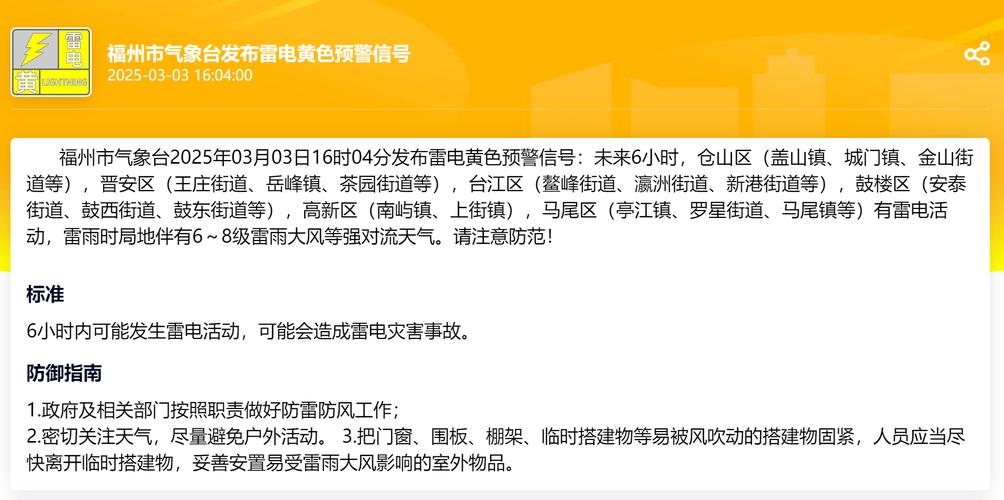 广西壮族自治区靖西市发布雷电黄色预警_3