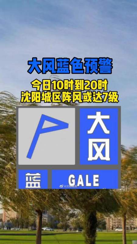 吉林省东辽县发布大风蓝色预警