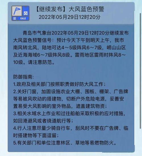湖南省南岳区发布大风蓝色预警_7