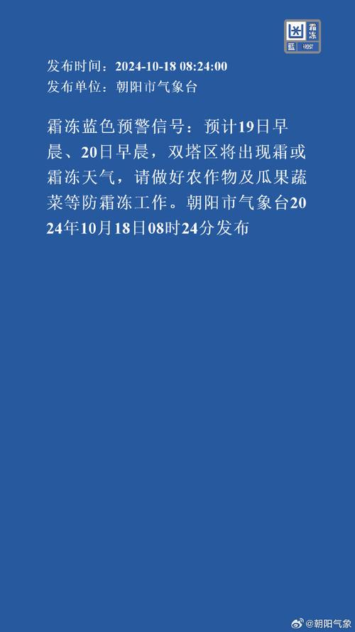 福建省福安市发布霜冻蓝色预警