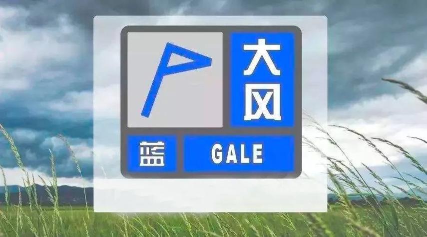 甘肃省夏河县发布大风蓝色预警_3