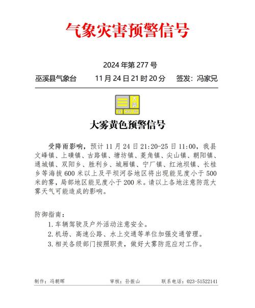 江西省大余县发布大雾黄色预警_1