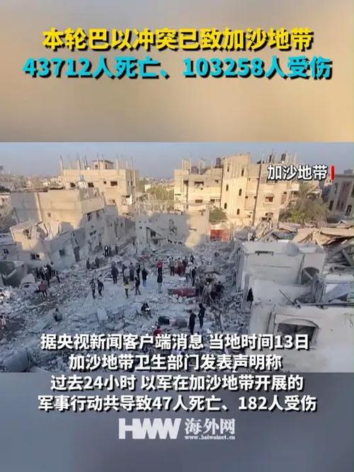 本轮巴以冲突已致加沙地带42289人死亡