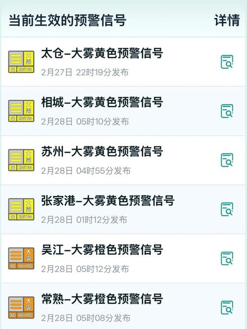 江苏省苏州市发布道路结冰黄色预警