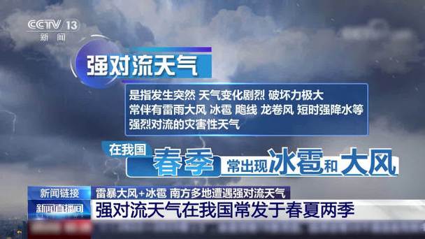 强对流天气蓝色预警:西南华南等地部分地区有雷暴大风或冰雹