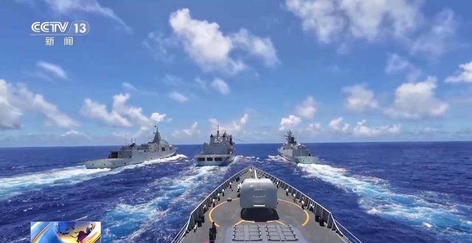 踏浪出击!看海军舰艇编队实战训练