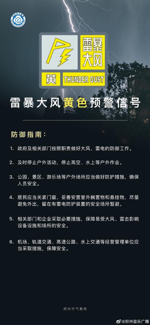 河南省光山县发布雷暴大风黄色预警_3