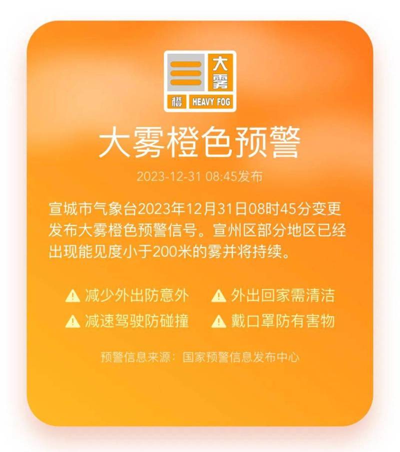 四川省仪陇县发布大雾橙色预警_1