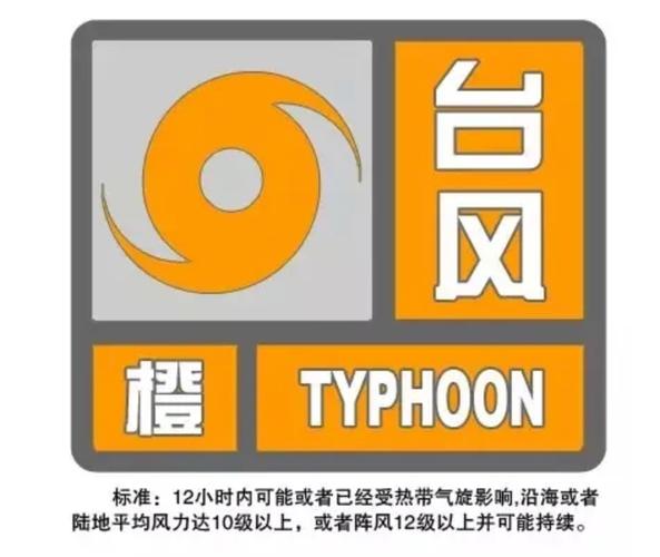 浙江省桐乡市发布台风橙色预警