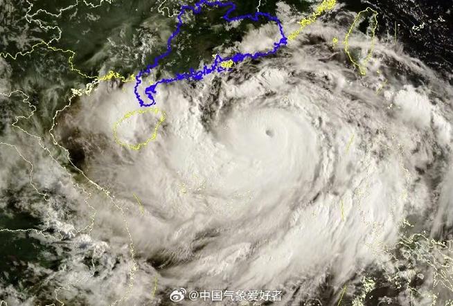 台风黄色预警:“摩羯”强度快速减弱 将在越南北部减弱为热带低压