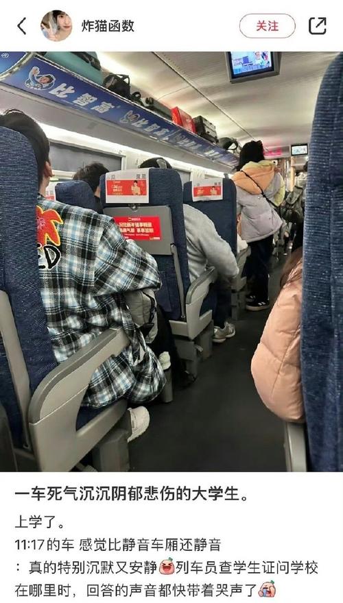 坐高铁遇到大学生是什么体验?网友:那简直太幸福了!