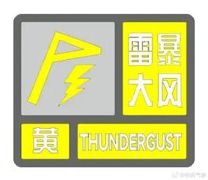 浙江省路桥区发布大风黄色预警_4