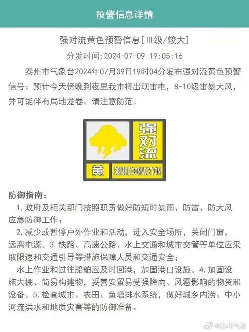 山东省栖霞市发布雷雨大风黄色预警_1