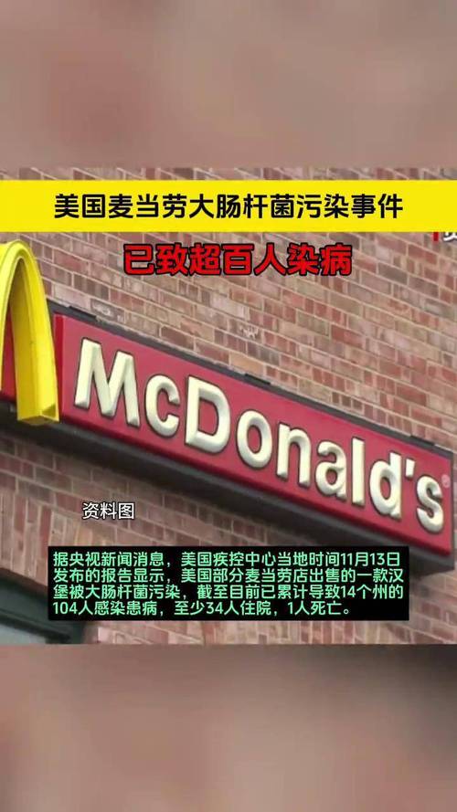 美国麦当劳大肠杆菌污染事件已致超百人染病