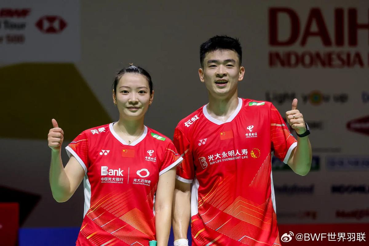 2-0!“雅思”组合拿下2023中国羽毛球大师赛混双冠军
