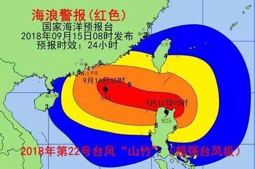 海南发布风暴潮I级警报(红色)