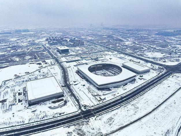 雄安新区迎来今冬首场降雪