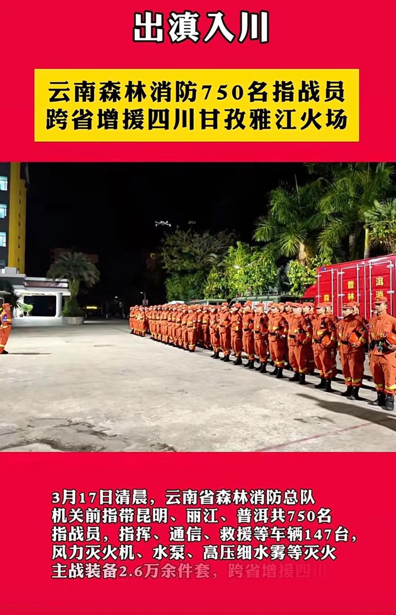 1.95万件中央救灾物资被紧急调往灾区,支持做好四川雅江等地森林火灾救灾工作